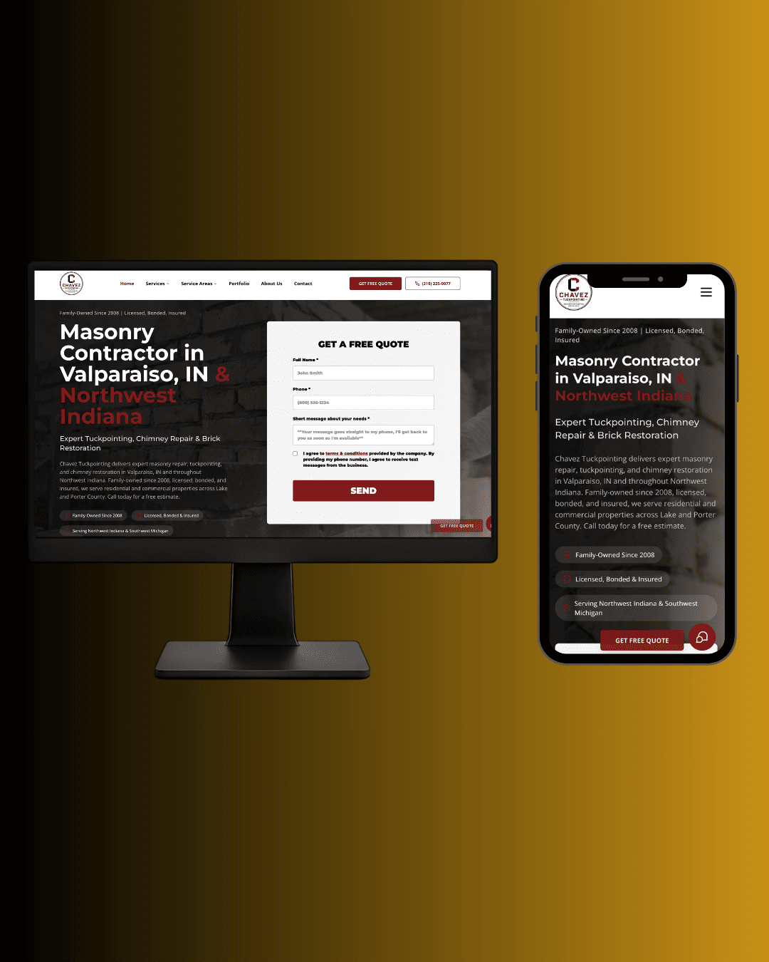 Chavez Tuckpointing website